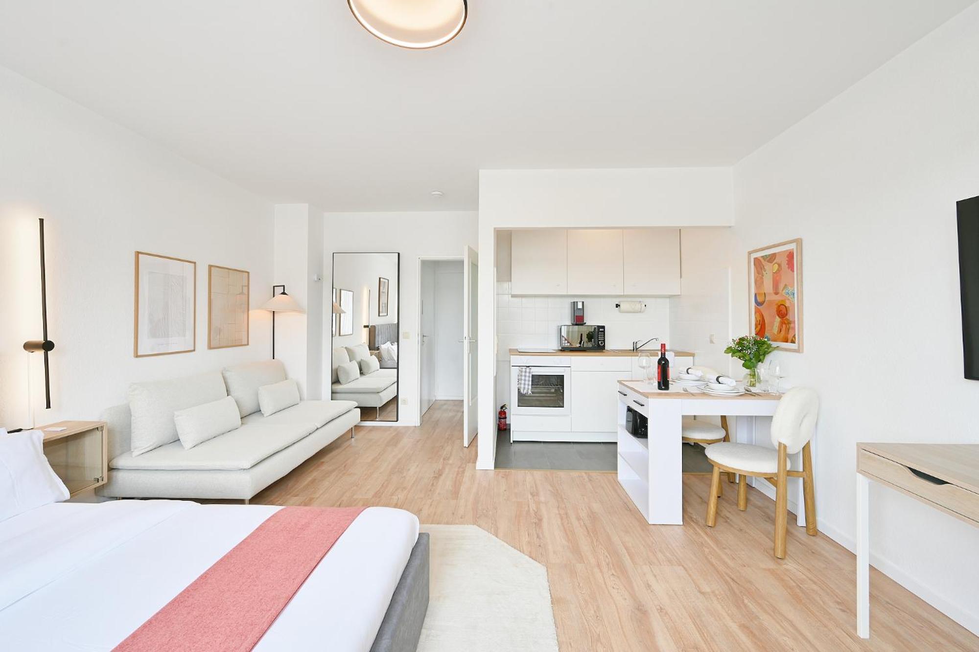 Beautiful And Stylish 1-Bedroom With Kitchen And King Size Bed Wuppertal Bagian luar foto