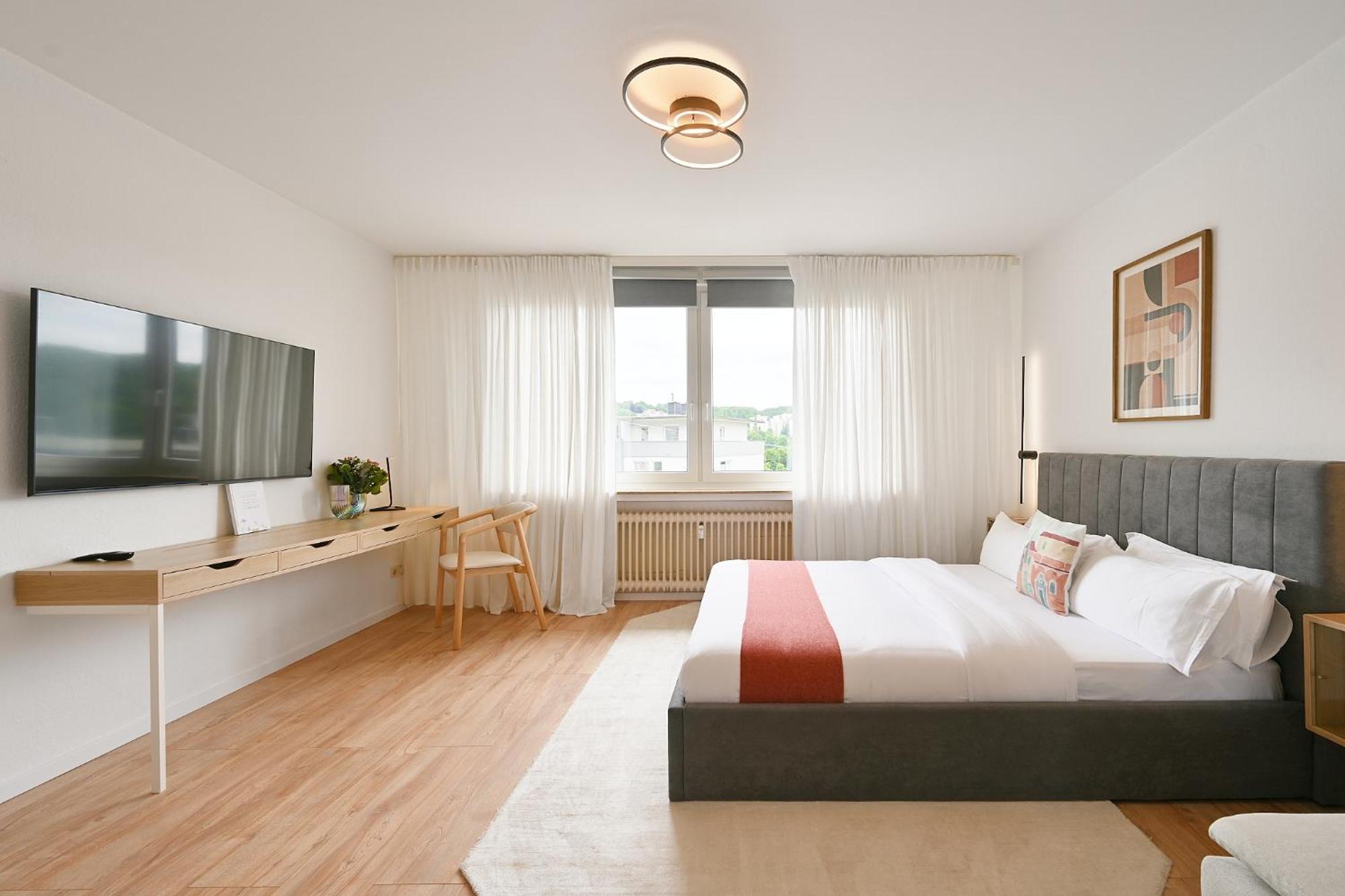 Beautiful And Stylish 1-Bedroom With Kitchen And King Size Bed Wuppertal Bagian luar foto